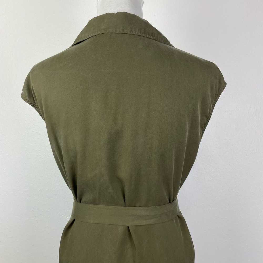 a loves a Army Green Sleeveless Belted Popover Mi… - image 4