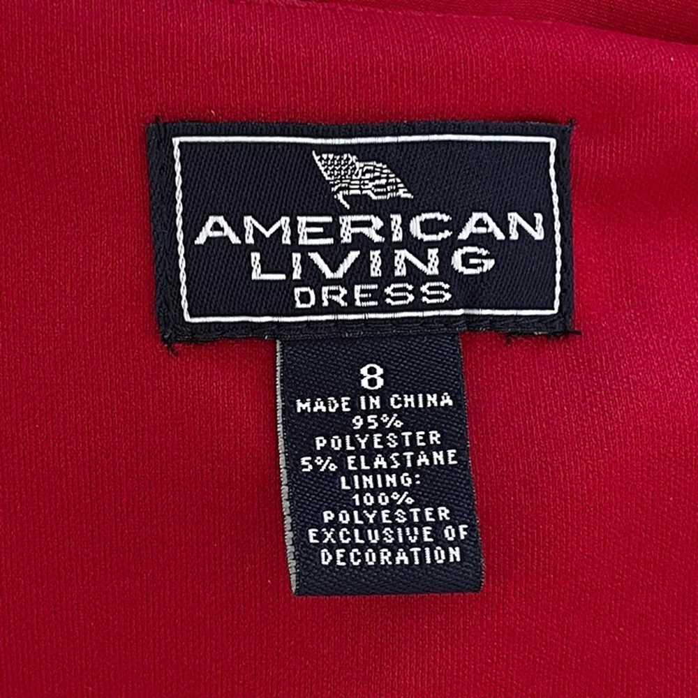 American Living By Ralph Lauren Size 8 Womans Red… - image 8