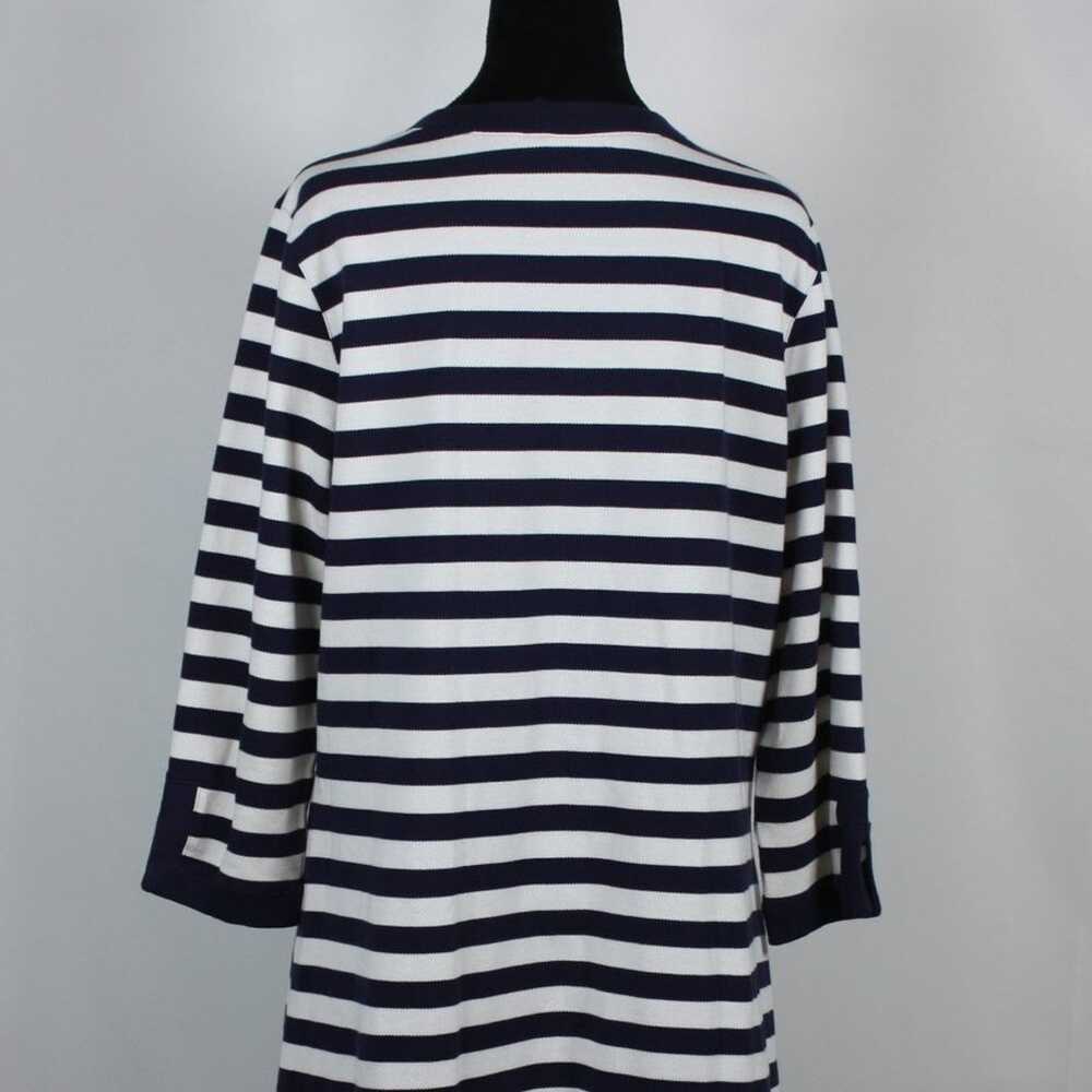 Brooks Brothers "346" Navy & White Striped Cotton… - image 4