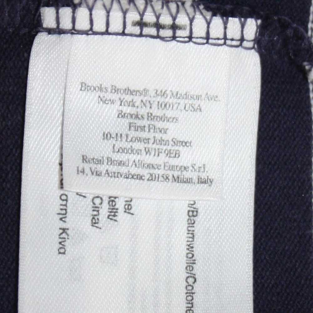 Brooks Brothers "346" Navy & White Striped Cotton… - image 7