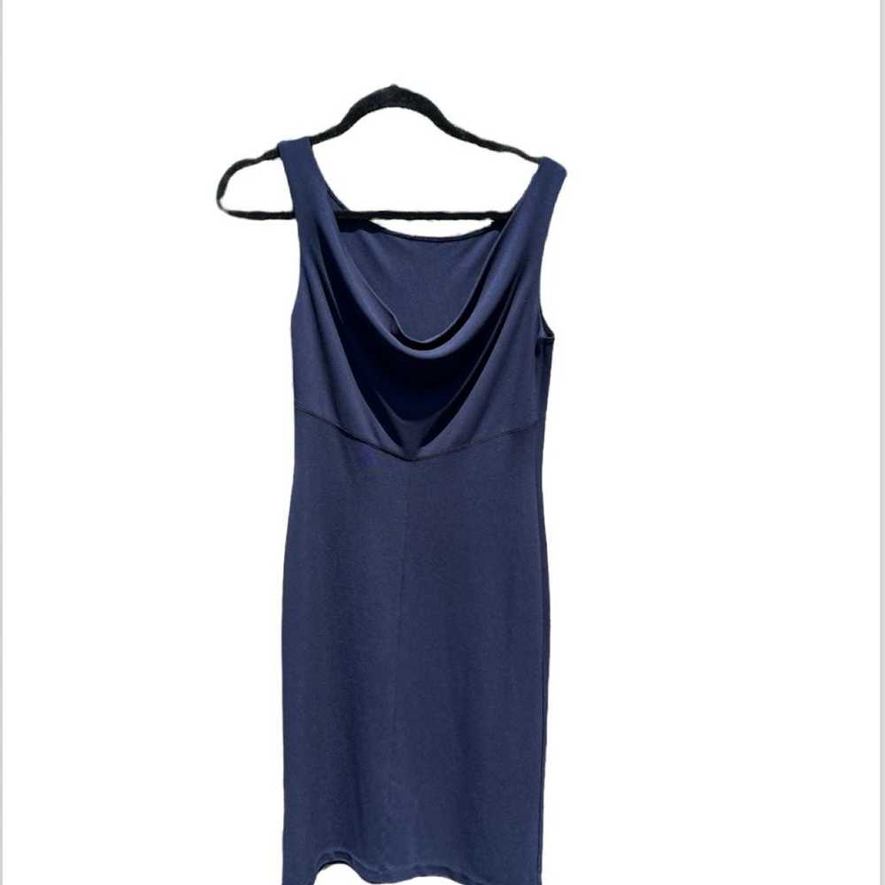 Ralph Lauren Navy Blue Dress -Size SMALL - image 2