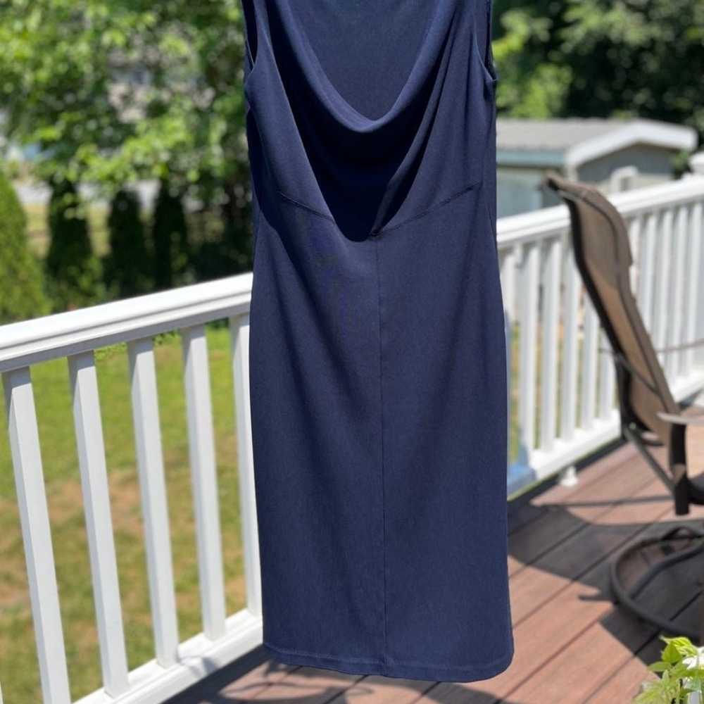 Ralph Lauren Navy Blue Dress -Size SMALL - image 3