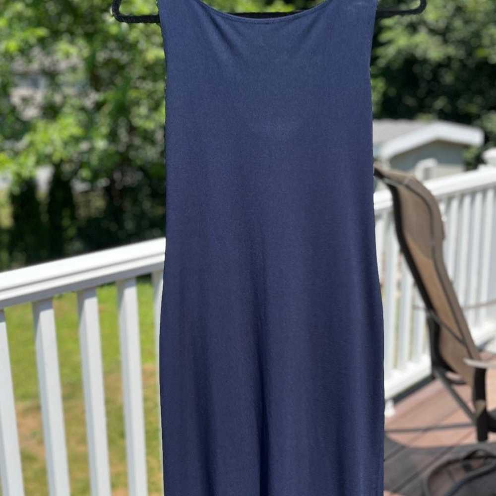 Ralph Lauren Navy Blue Dress -Size SMALL - image 4