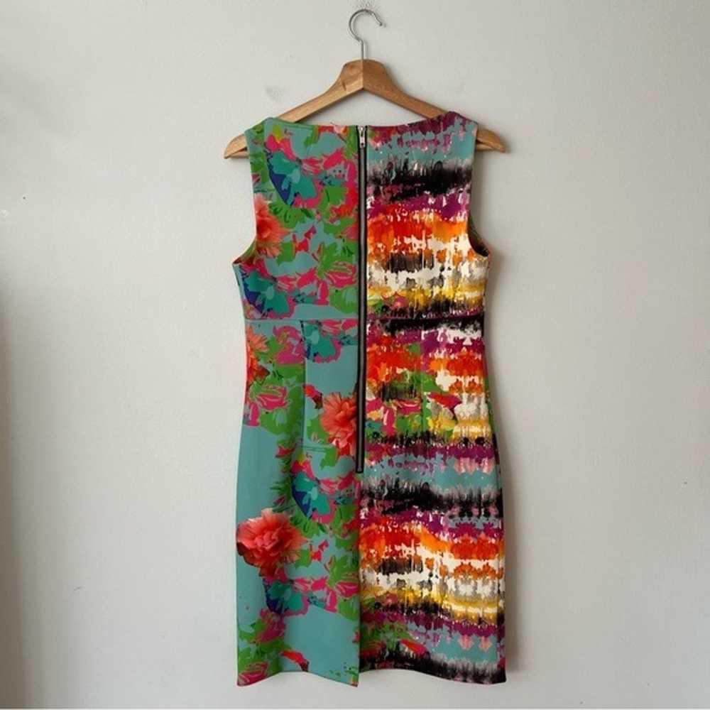Milly Floral Watercolor Sheath Dress Women’s Size… - image 6