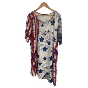 Size 2XL 18 20 WE THE PEOPLE DRESS Trump America … - image 1