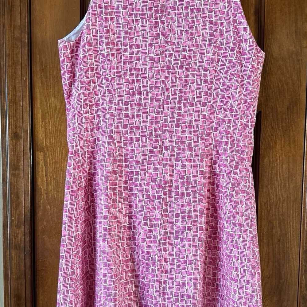 Vintage 90s Y2K Lilly Pulitzer Hot Pink Sleeveles… - image 2