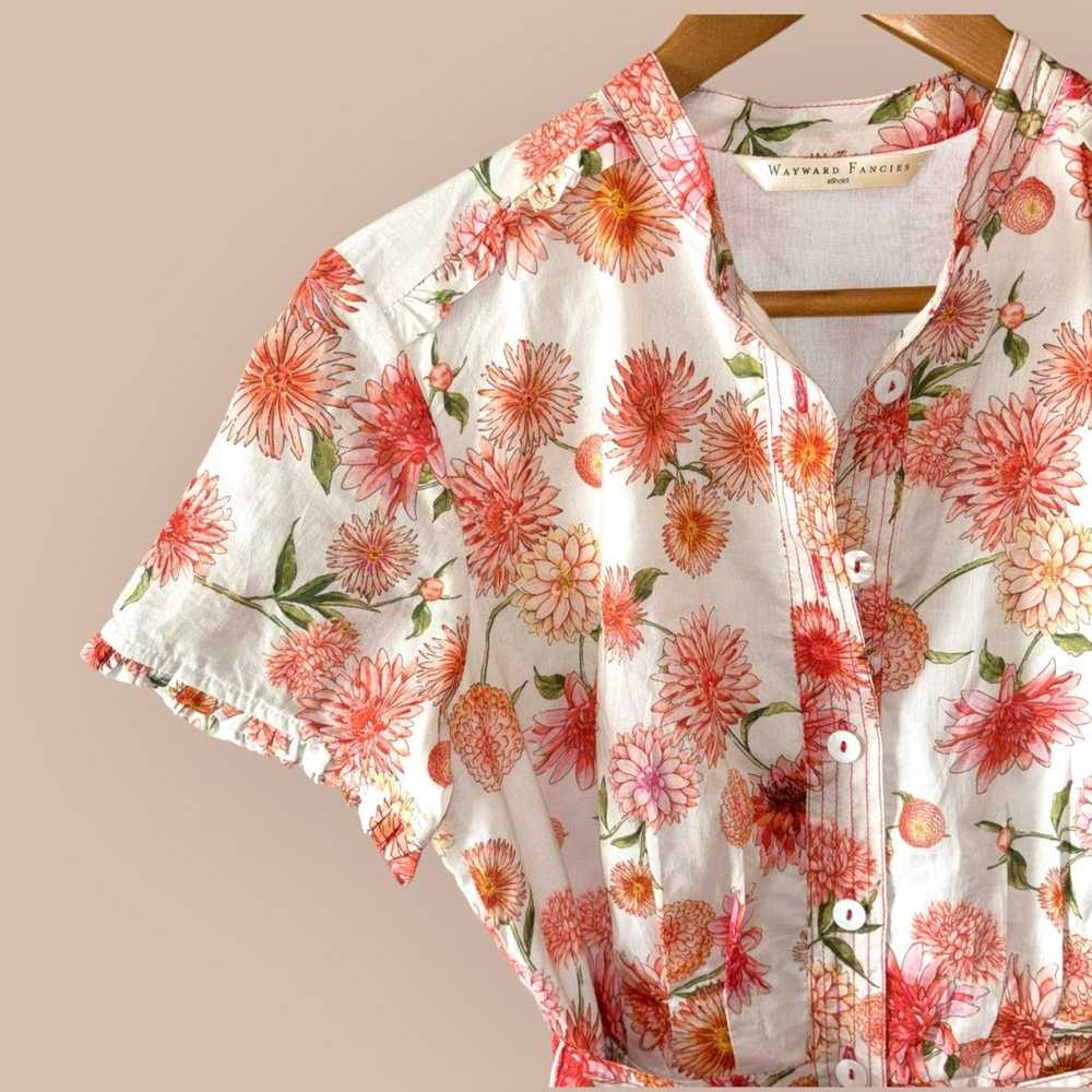 Eshakti Wayward Fancies Cotton Floral Midi Dress … - image 3