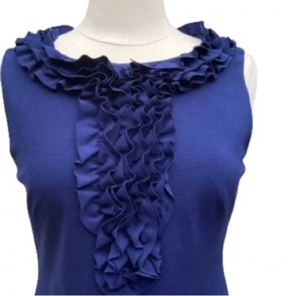 Trina Turk Ruffled Collar & Bodice Sheath Dress R… - image 3