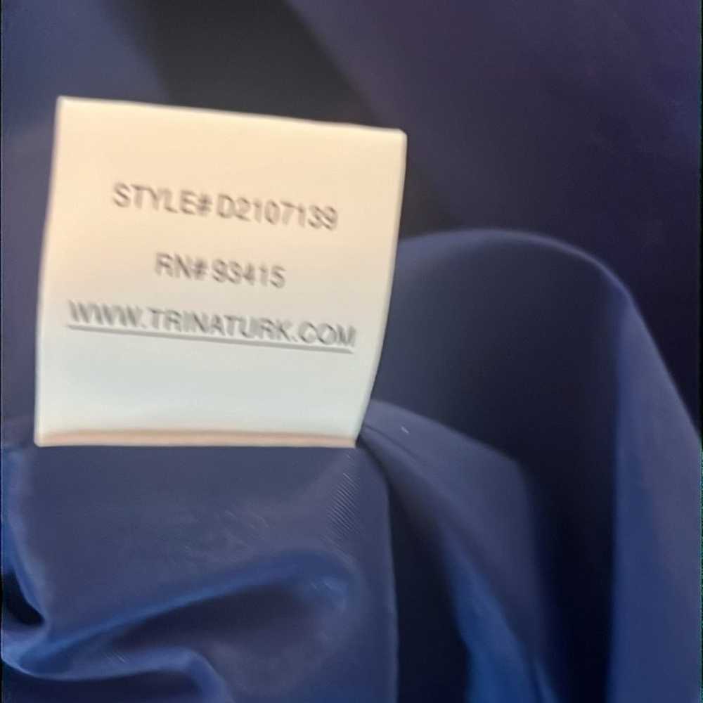 Trina Turk Ruffled Collar & Bodice Sheath Dress R… - image 9