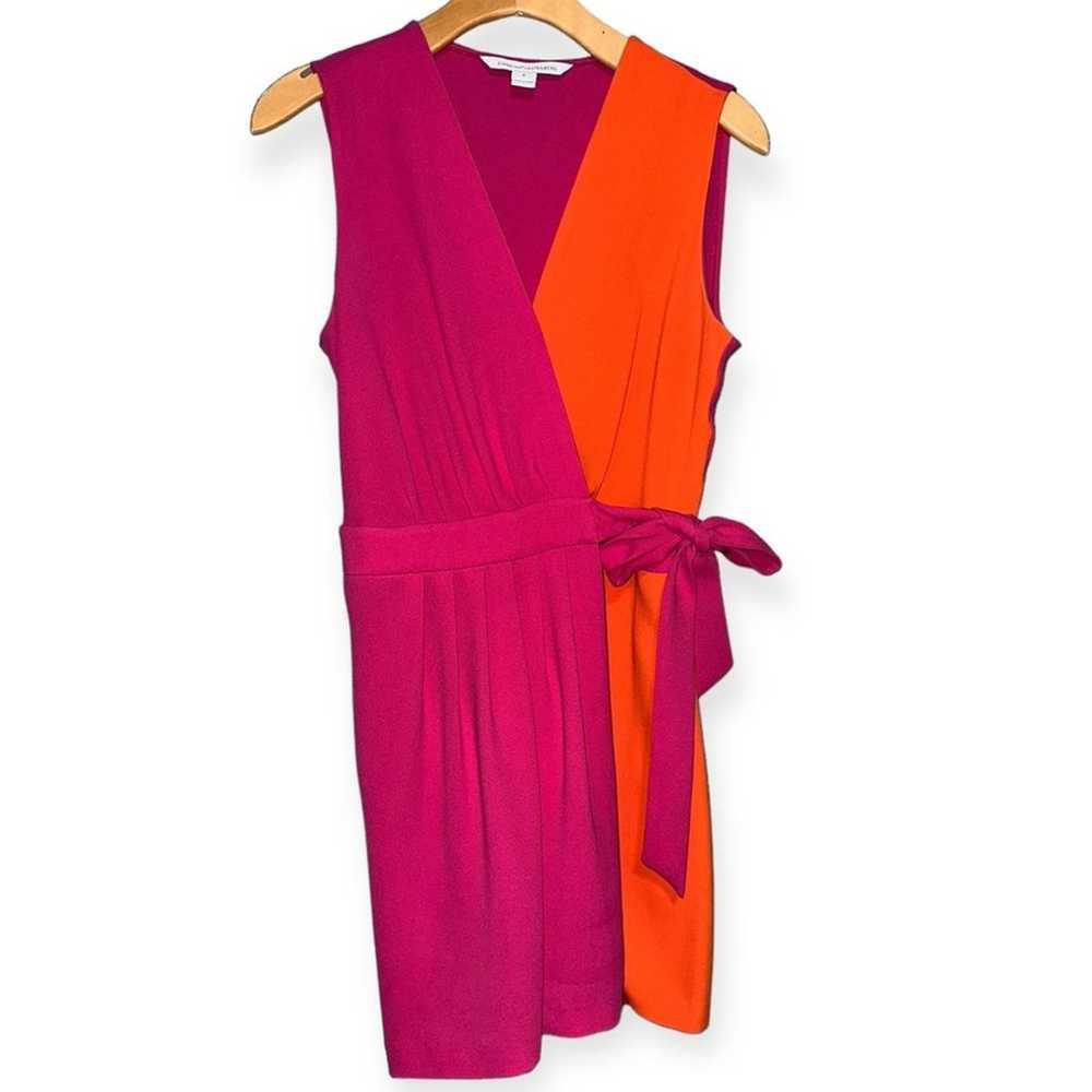 Diane Von Furstenberg DVF Women’s Size 8 Pink Ora… - image 2