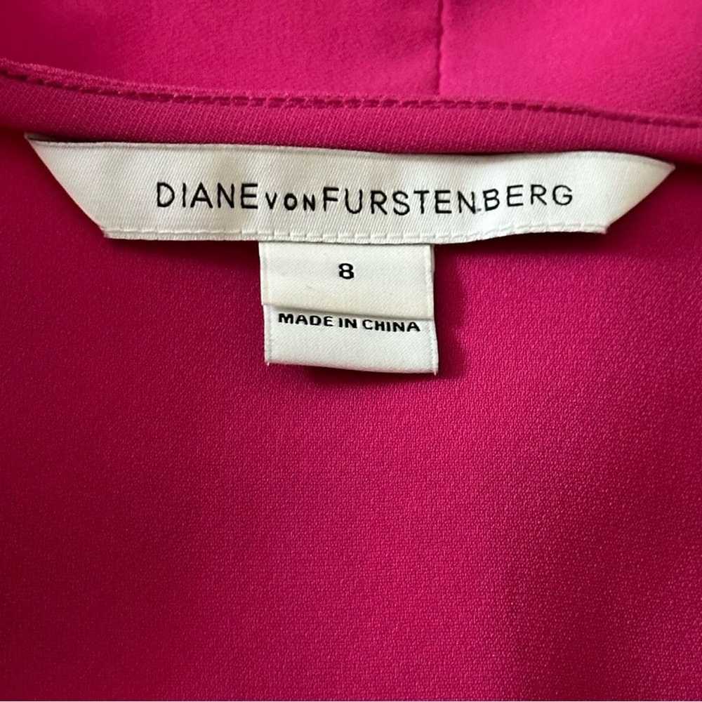 Diane Von Furstenberg DVF Women’s Size 8 Pink Ora… - image 5