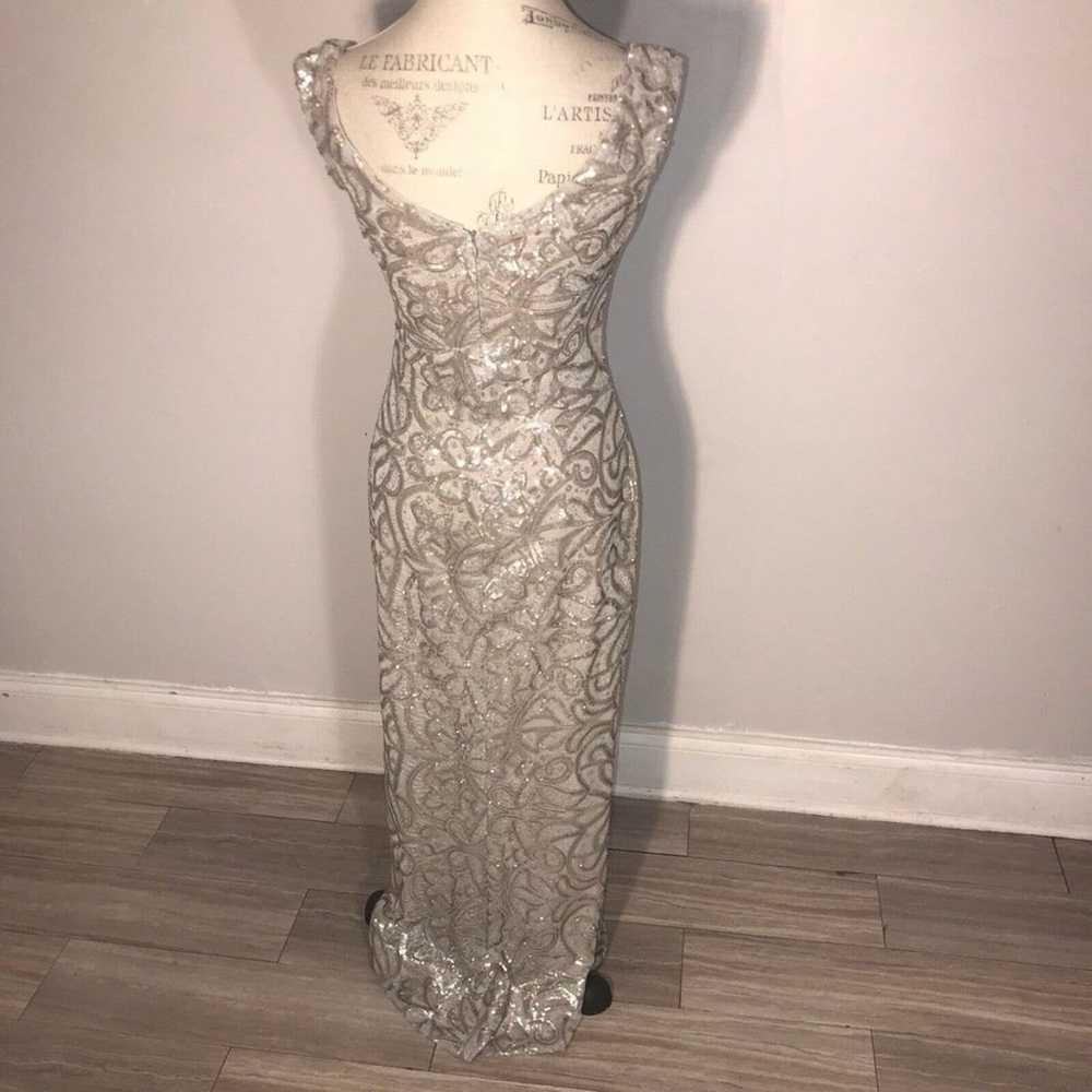 Ralph Lauren sequin full length evening gown size… - image 2