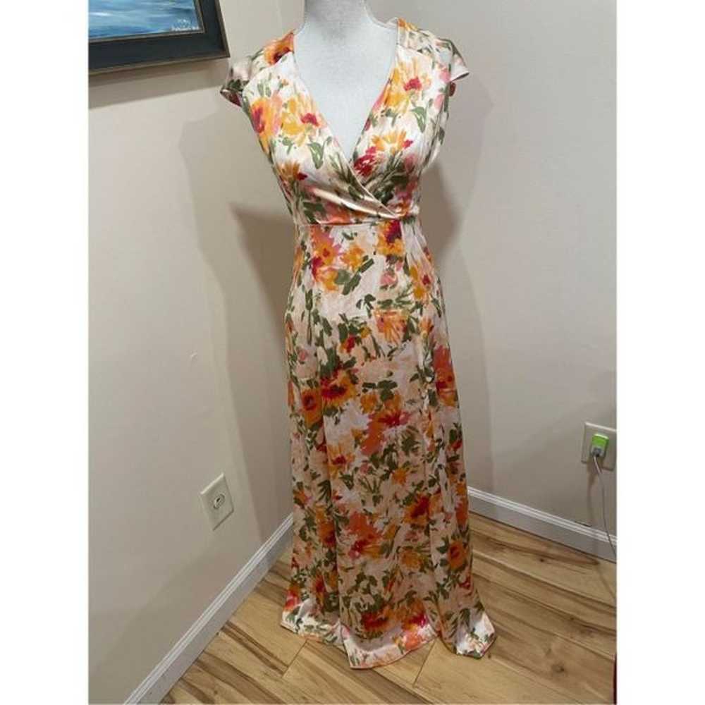 Hutch Floral Maxi Dress Size 8 - image 1