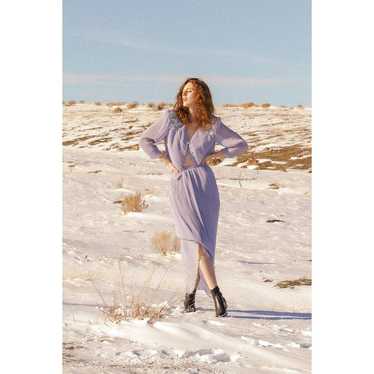 Miss Elliette Vintage Lavender Chiffon Dress Size… - image 1