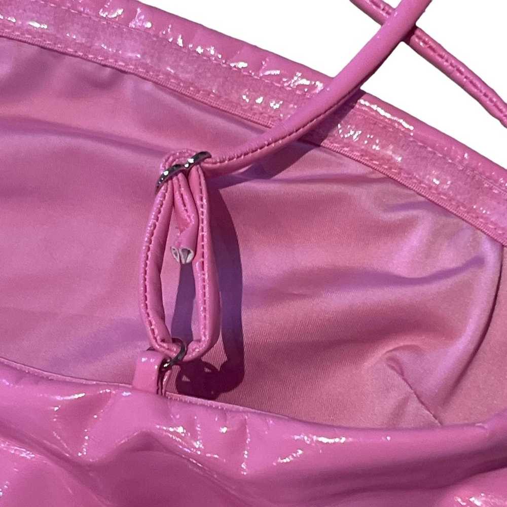 Naked Wardrobe Sz Large Bubblegum Pink Spaghetti … - image 5