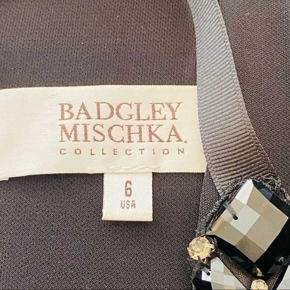 Badgley Mischka Jewel Neck off the  Shoulder  dre… - image 7