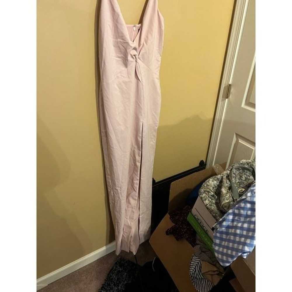Nbd small pink maxi dress - image 4