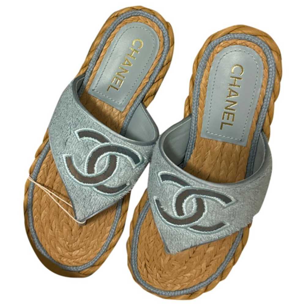 Chanel Cloth flip flops - Gem