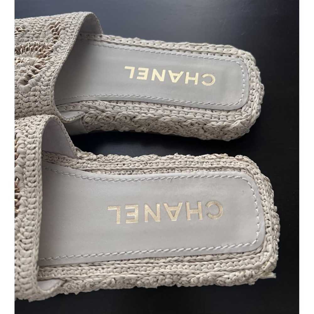 Chanel Tweed sandal - image 3