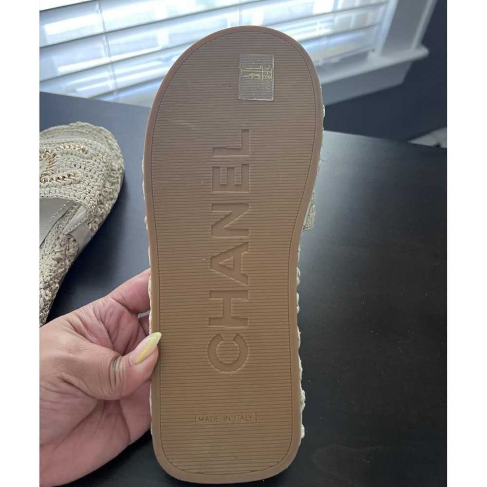 Chanel Tweed sandal - image 4