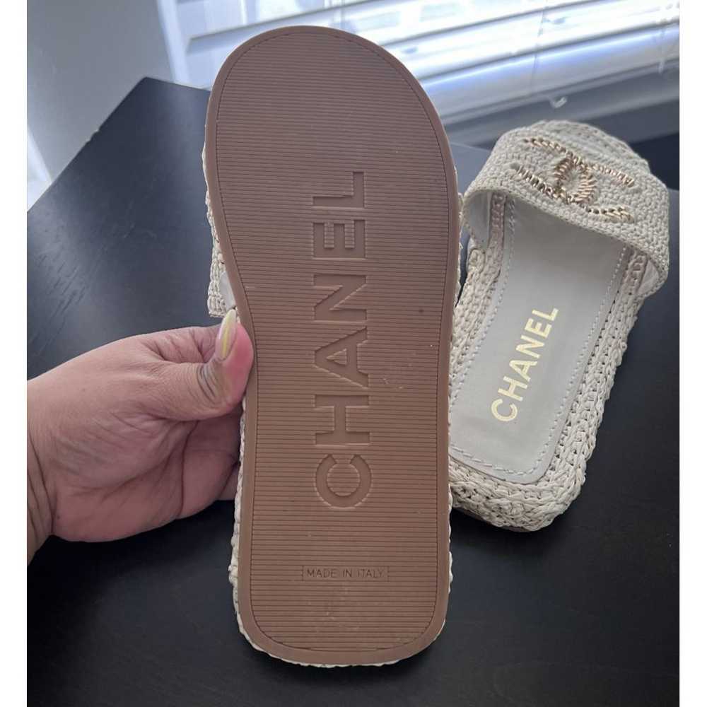 Chanel Tweed sandal - image 6
