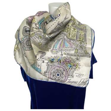 Jacques Fath Silk scarf