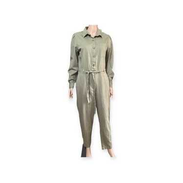 New Sage Green Woman’s Coveralls Jumpsuit 6 - image 1