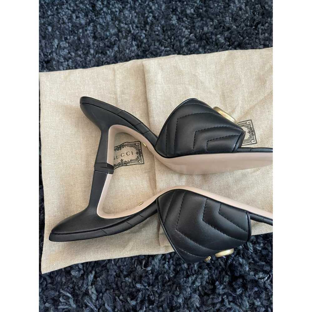 Gucci Marmont leather heels - image 7
