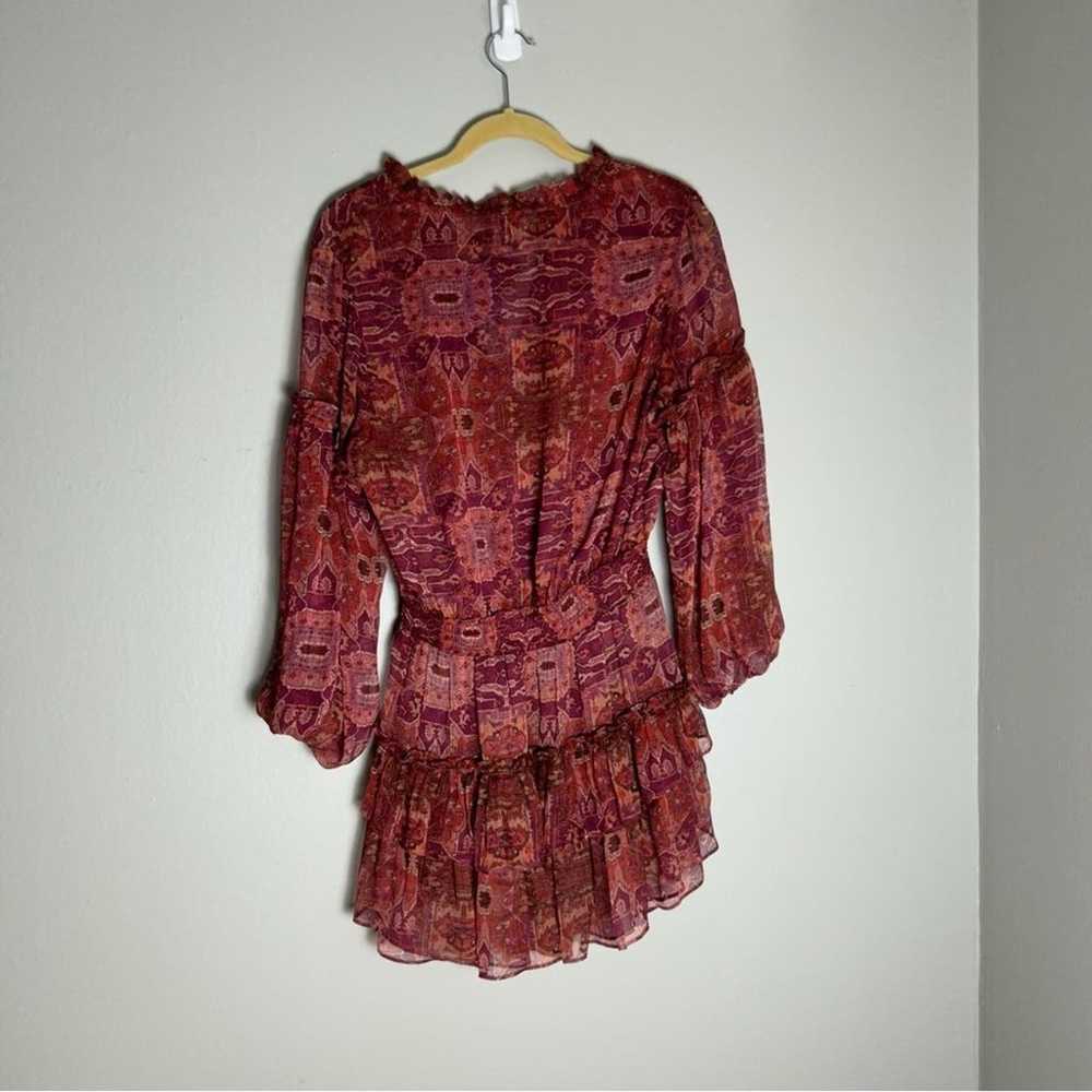 NWOT Misa Los Angeles Teya Peasant Dress Mini Sem… - image 2