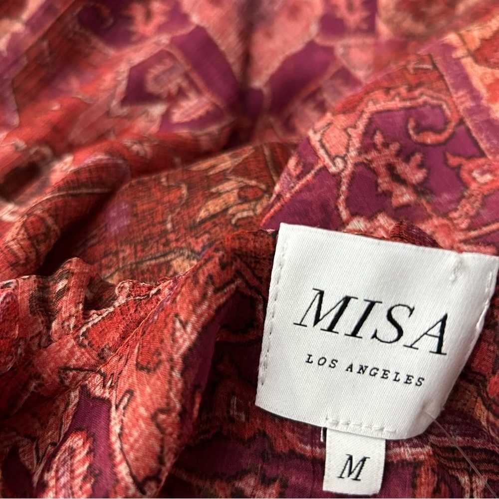 NWOT Misa Los Angeles Teya Peasant Dress Mini Sem… - image 4