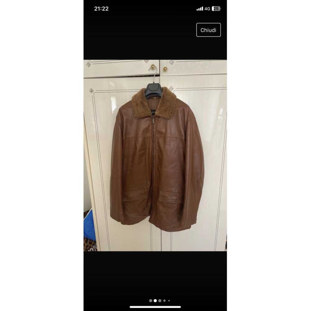 Mabrun Leather peacoat - image 2