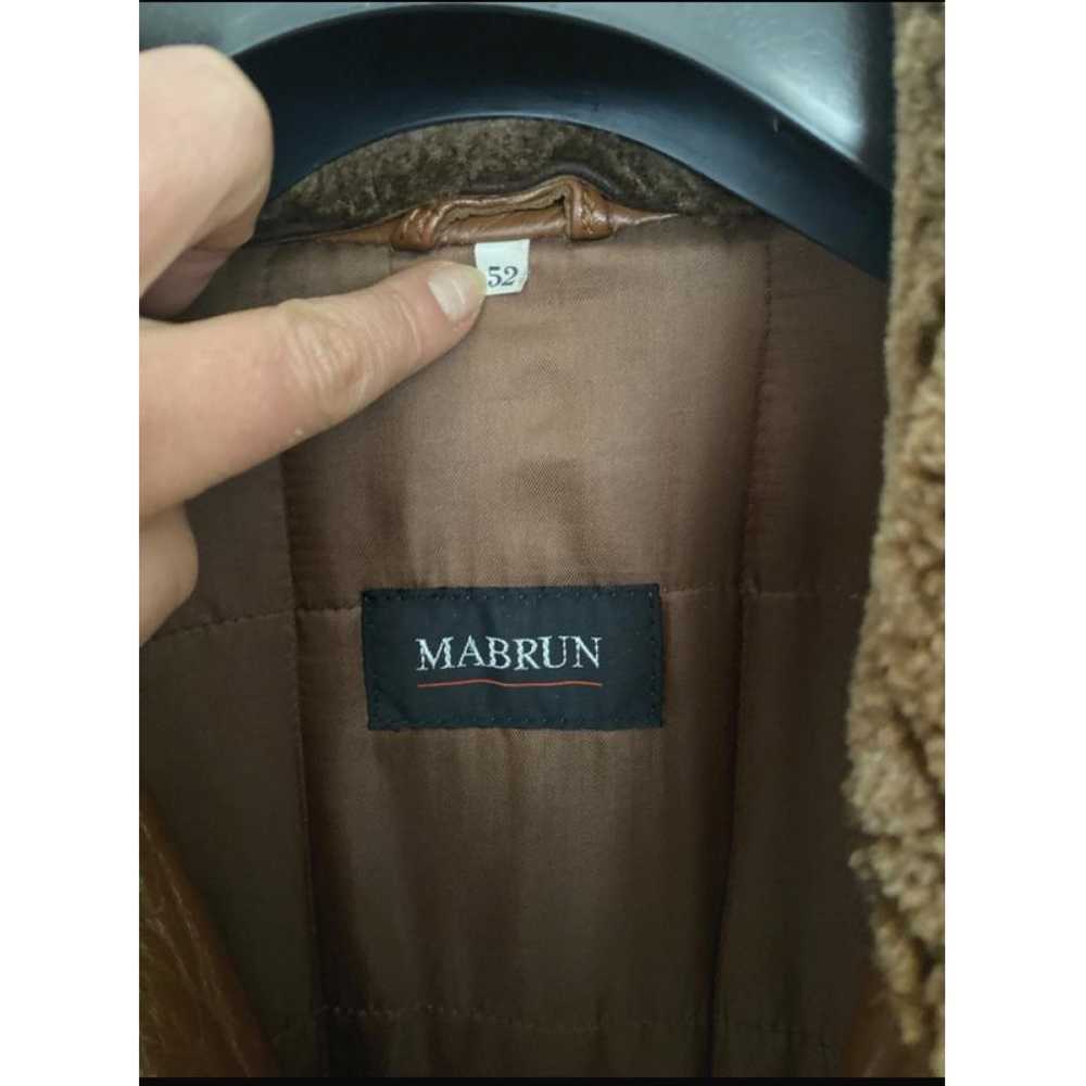 Mabrun Leather peacoat - image 4