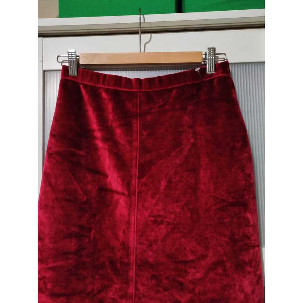 Ted Lapidus Velvet mid-length skirt - image 2