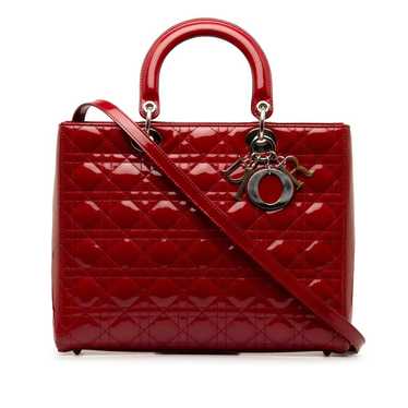 Dior Lady Dior leather crossbody bag - image 1