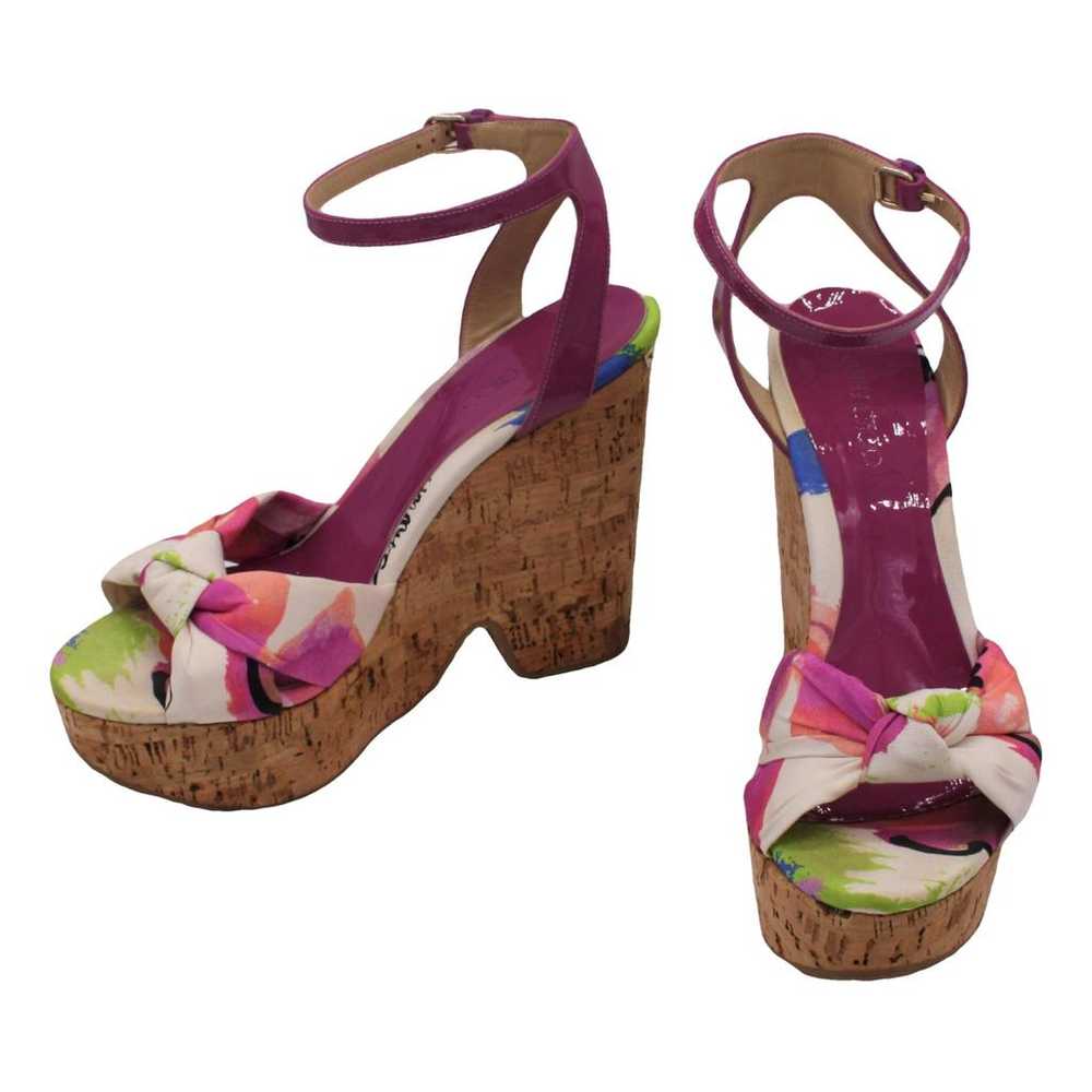 Jimmy Choo Cloth sandal - image 1