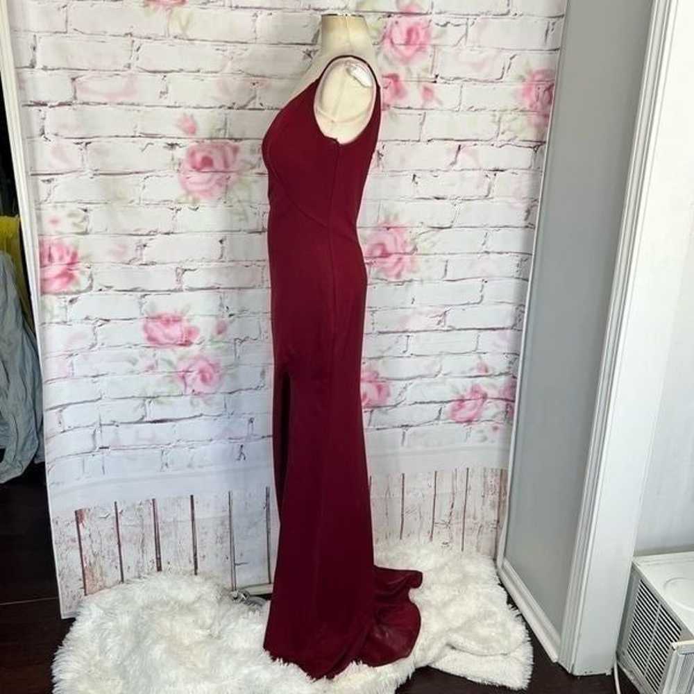 La Femme One-Shoulder Long Dress 28176 Jersey Gow… - image 8