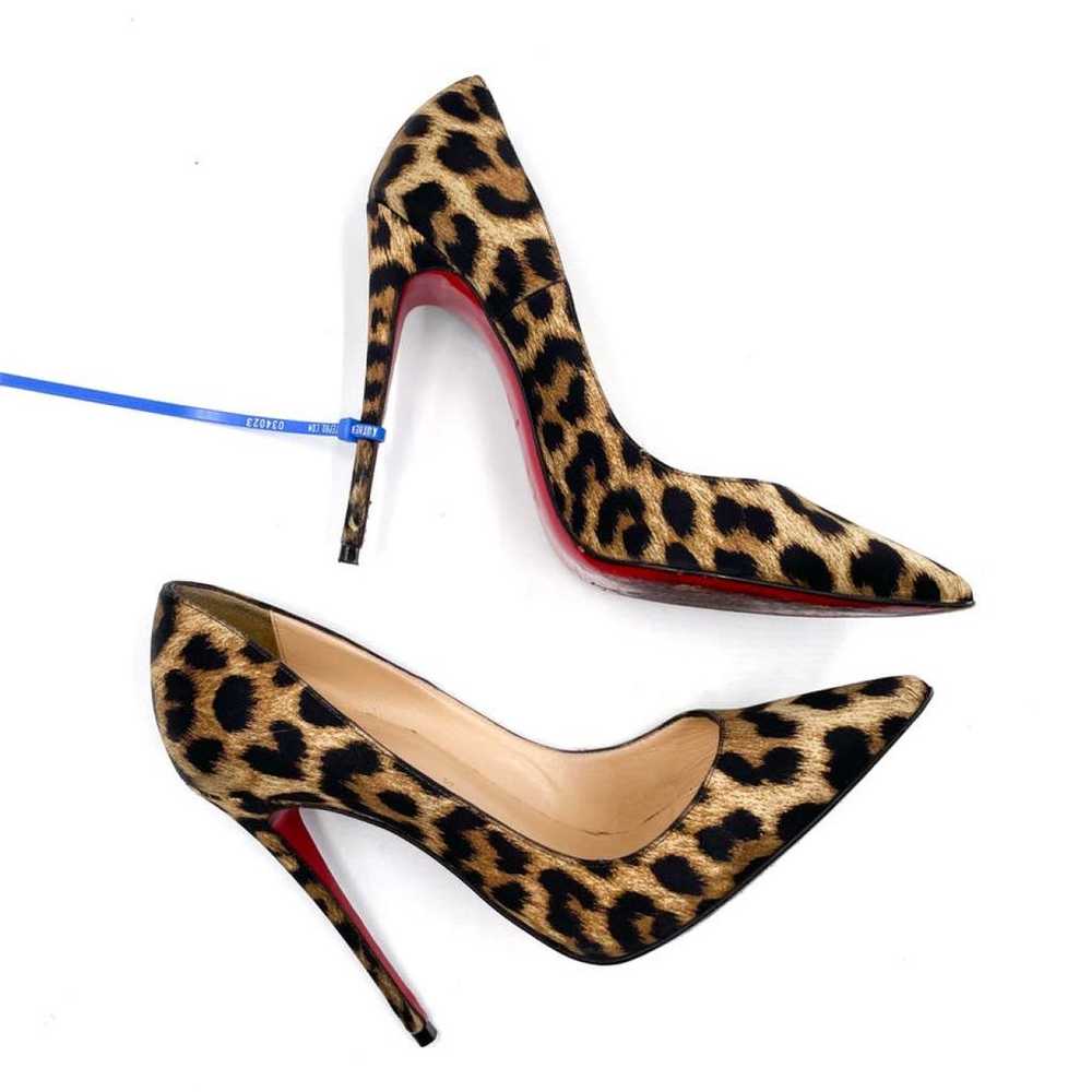 Christian Louboutin So Kate cloth heels - image 3