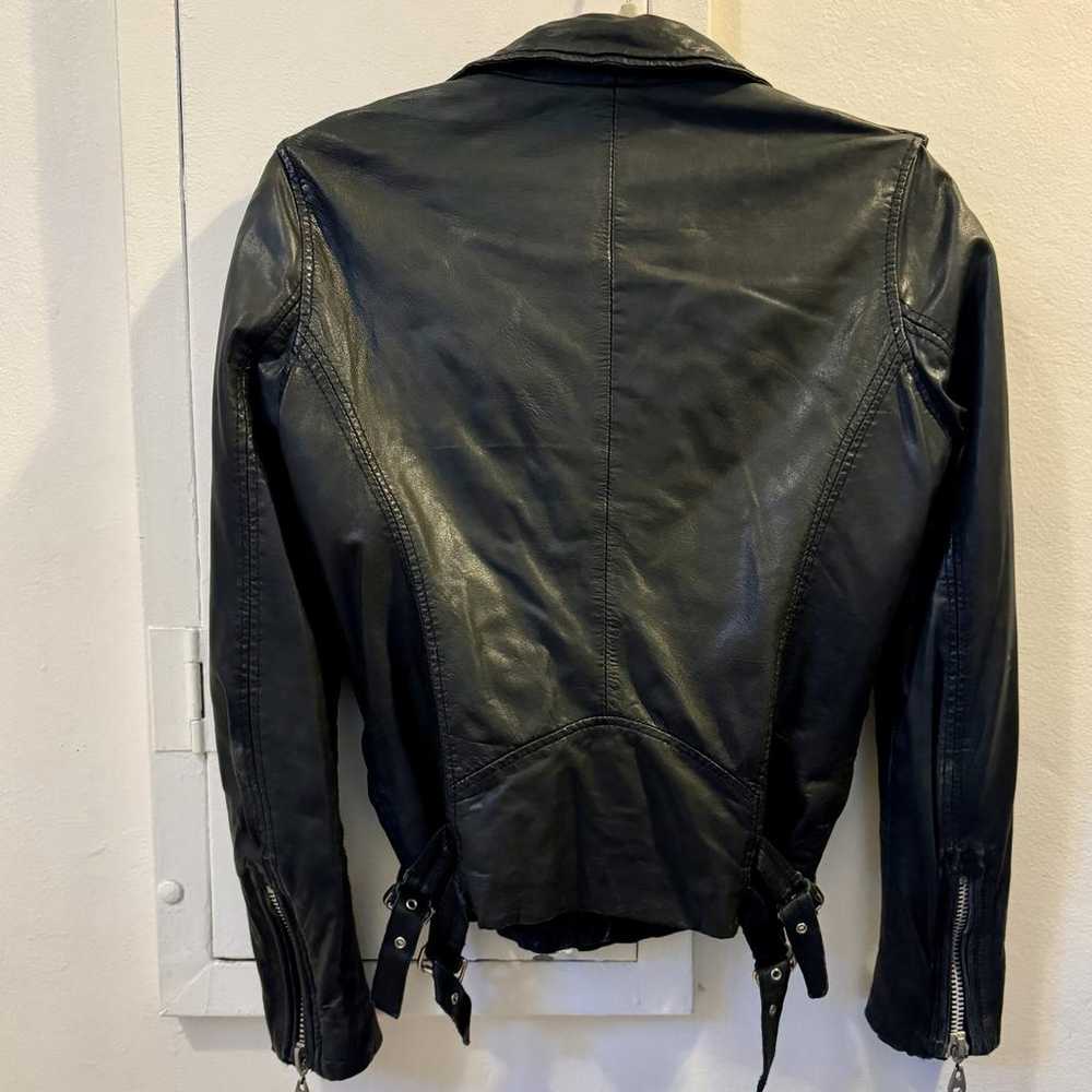 Doma Leather biker jacket - image 2