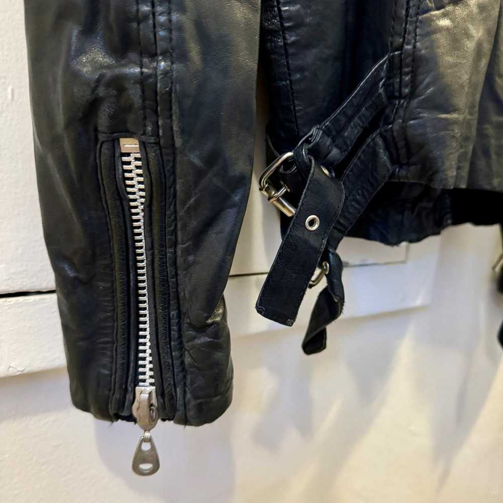 Doma Leather biker jacket - image 6