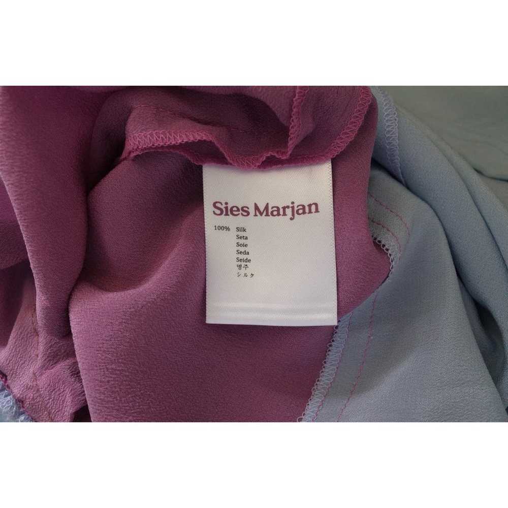 Sies Marjan Silk Dress Short Sleeve Tiered Layere… - image 6