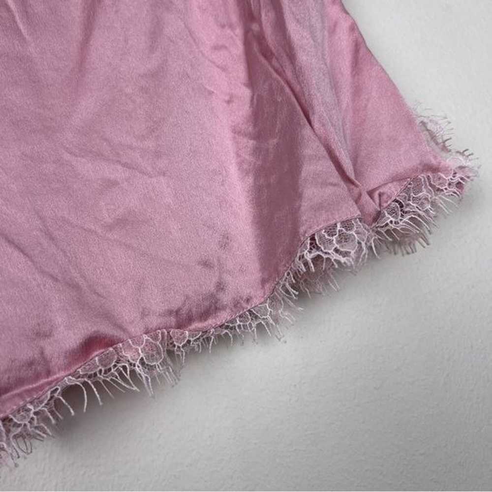 Fleur Du Mal Washable Silk Lace Trim Cami Pajama … - image 2