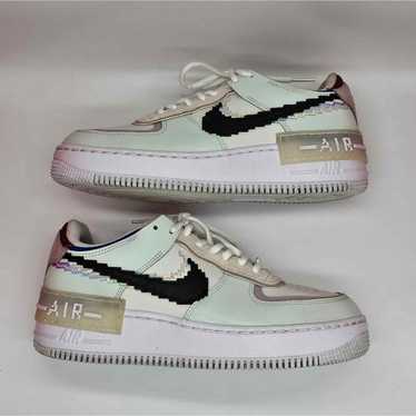スニーカー Nike Air Force 1 Shadow Barely Volt Oracle Aqua WMNS 2019 Nike Air Force 1 Low Shadow Barely Volt Oracle Aqua Women's