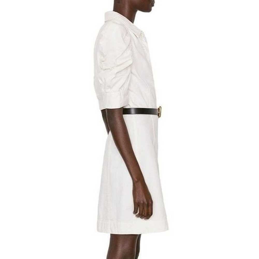 NEW Frame Gillian Cotton Puff Sleeve Shirt Mini S… - image 2