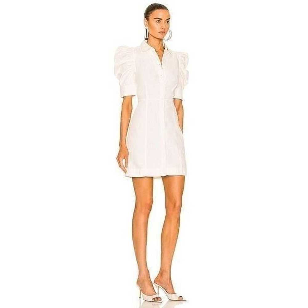 NEW Frame Gillian Cotton Puff Sleeve Shirt Mini S… - image 9