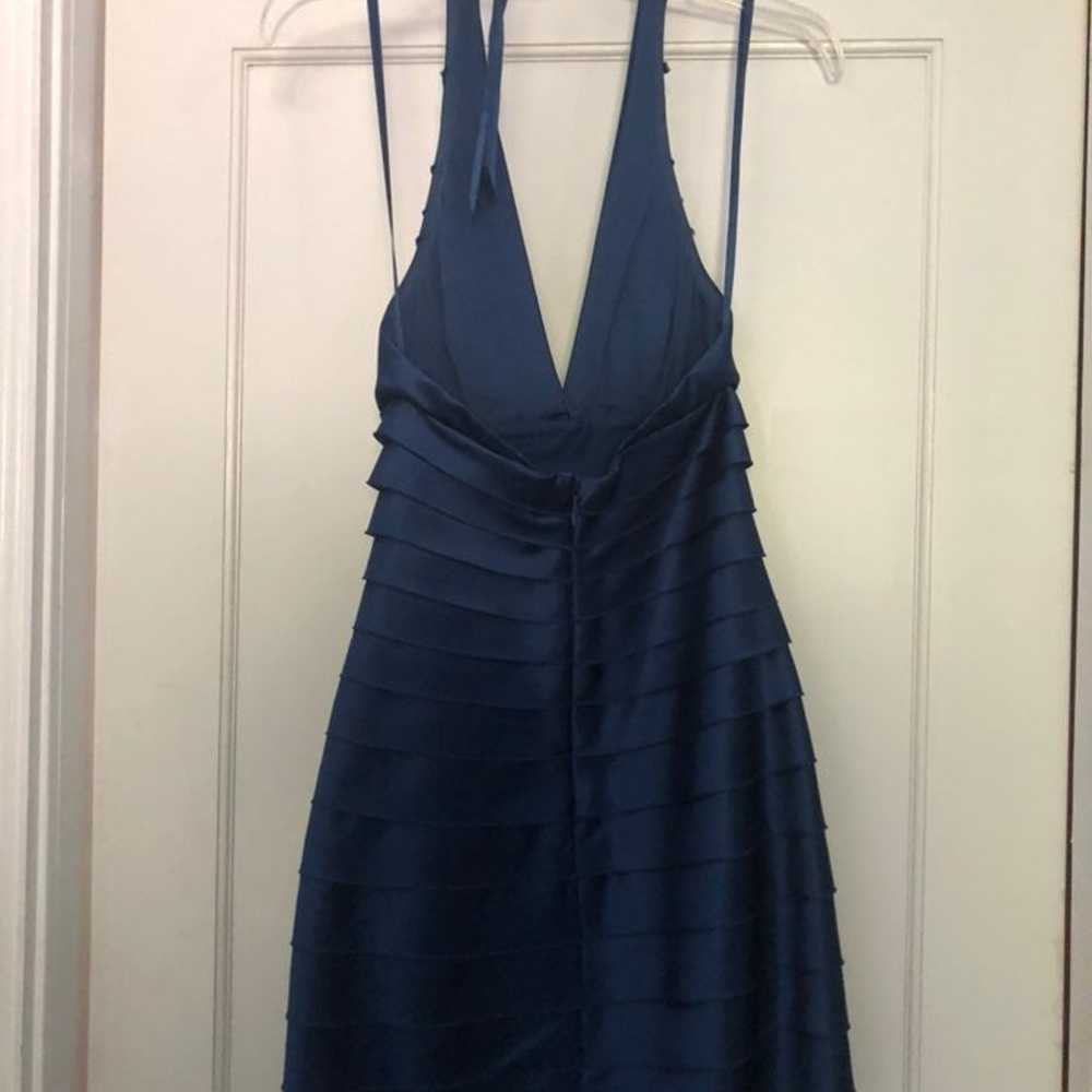 Shiny, stunning, little blue dress - image 2