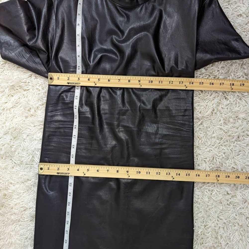 Isabel Marant Etoile Jadis Vegan Leather Dress Bl… - image 10