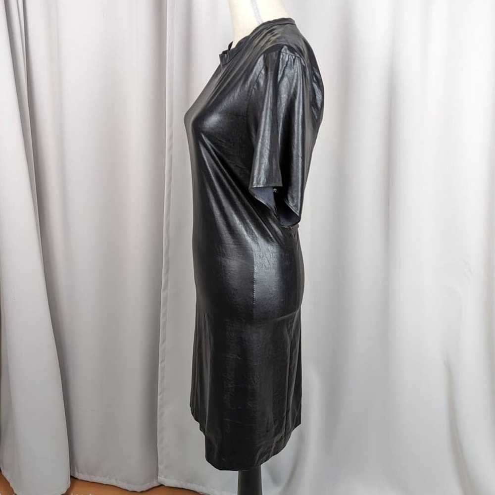 Isabel Marant Etoile Jadis Vegan Leather Dress Bl… - image 4