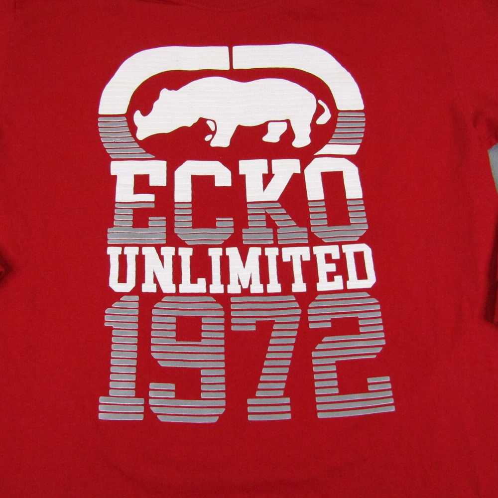 Ecko Unltd. Ecko Unltd Shirt Mens Large Red White… - image 3
