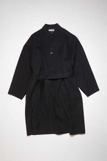 Acne Studios Acne Studios Black Belted Wool Coat