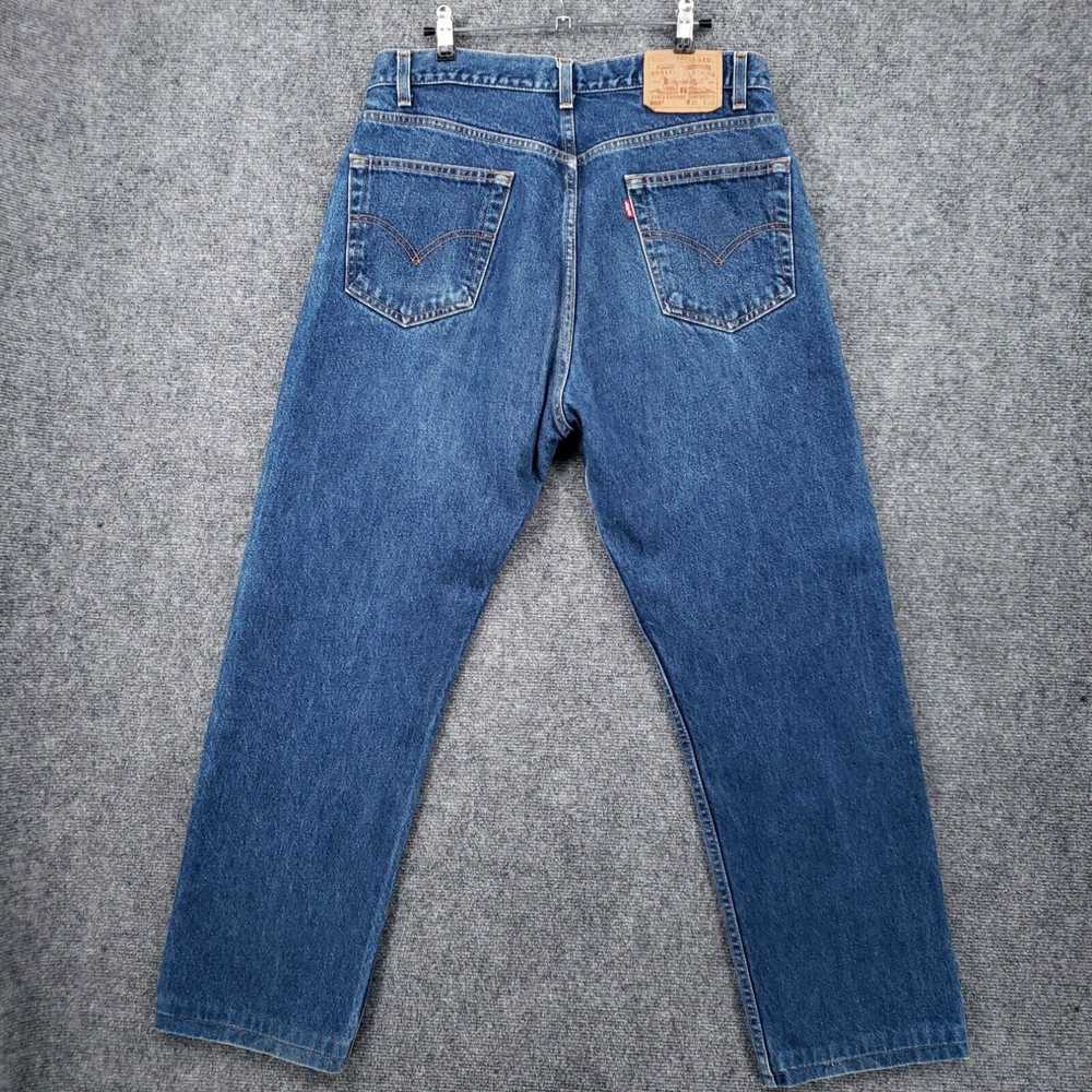 Levi's VINTAGE Levis 505 Jeans Mens 34x29 Blue Re… - image 2